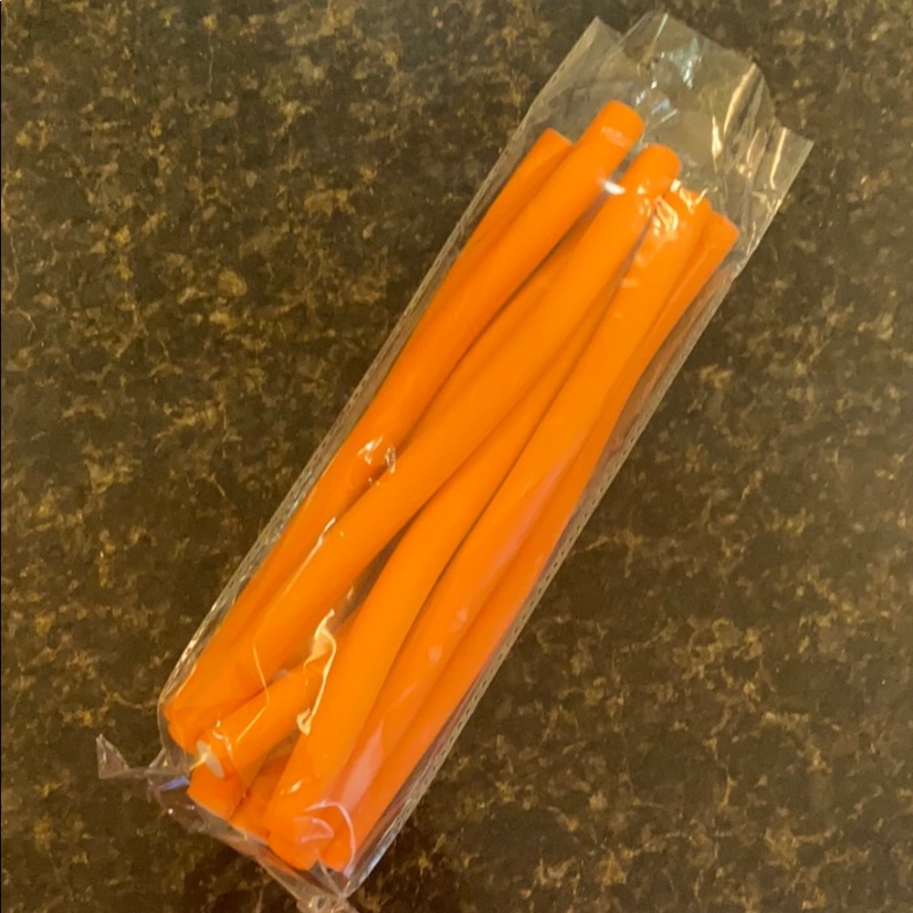 Orange Foam Curling Rods